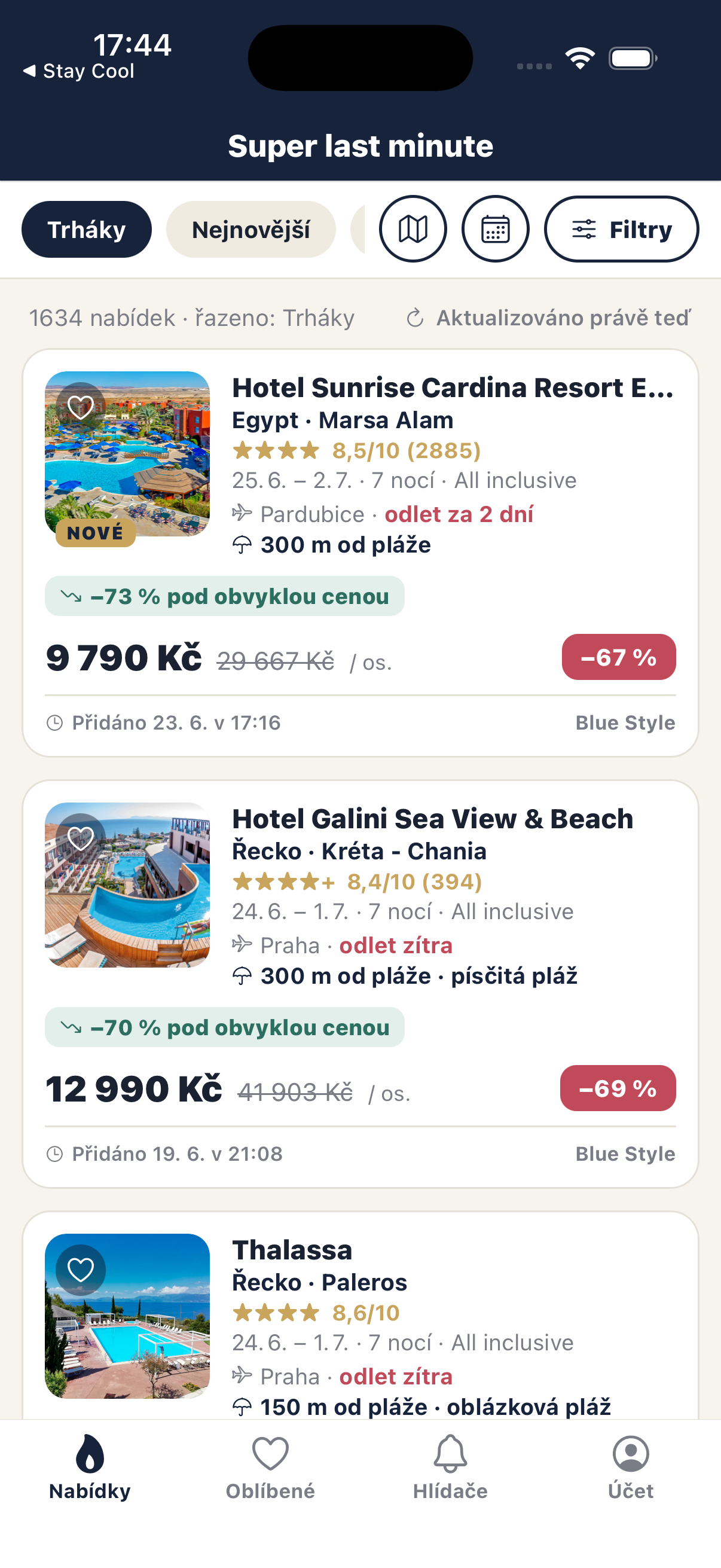 Lastora — feed super last-minute trháků